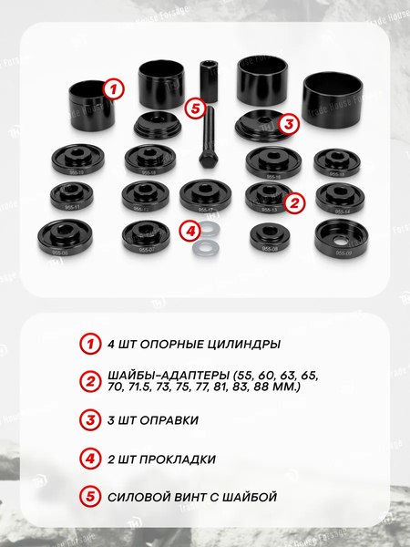 Набор автоинструмента Everforce 61 075 / EF-924T1