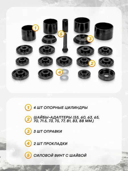 Набор автоинструмента Forstime FT-924T1