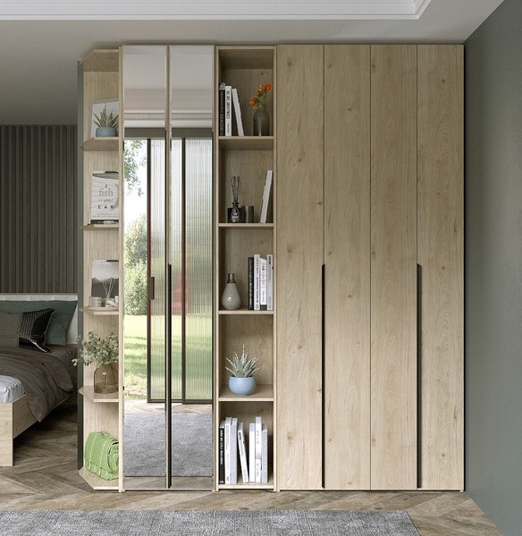 Шкаф-гармошка Евва Лайн ЛН-2D.450.02(0Z/0Z)