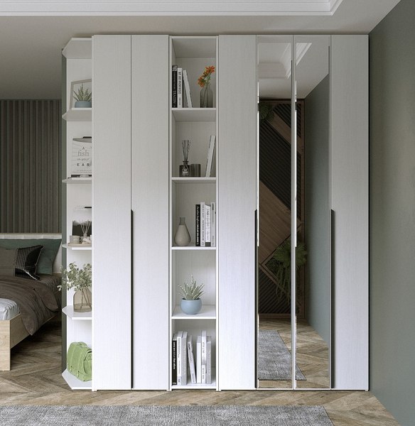 Шкаф-гармошка Евва Лайн ЛН-2D.450.02(1Z/1Z)