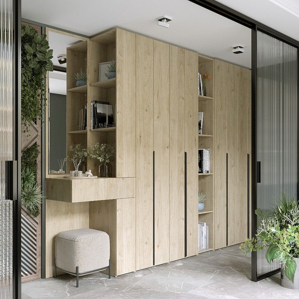 Шкаф-гармошка Евва Лайн ЛН-2D.450.03(0Z/0Z)