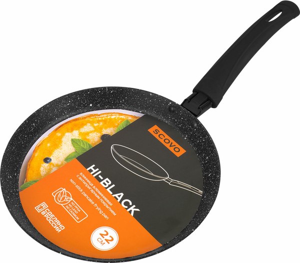 Блинная сковорода Scovo Hi-Black HB-039