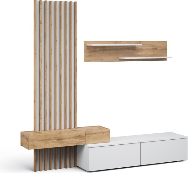 Стенка Империал Риана Вайт 2.07м - фото