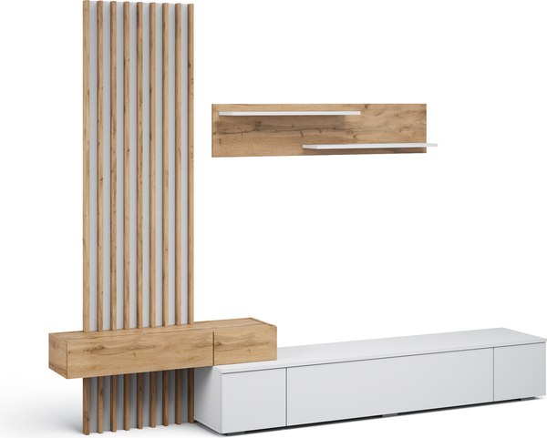 Стенка Империал Риана Вайт 2.5м - фото