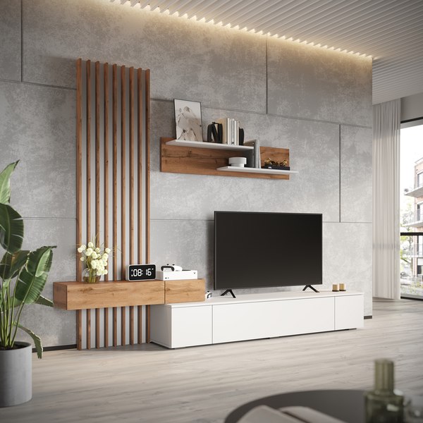 Стенка Империал Риана Вайт 2.5м