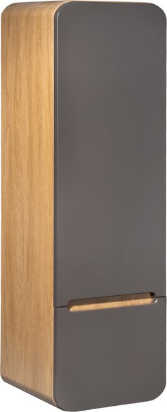 Шкаф-полупенал для ванной Runo Ницца 35 правый