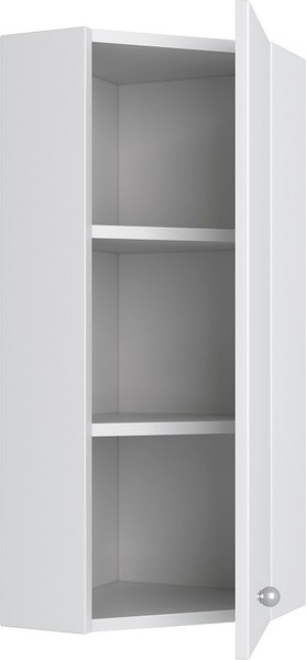 Шкаф для ванной Runo Кредо 30 угловой правый