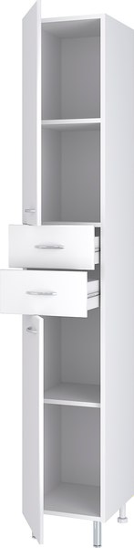 Шкаф-пенал для ванной Runo 35 левый