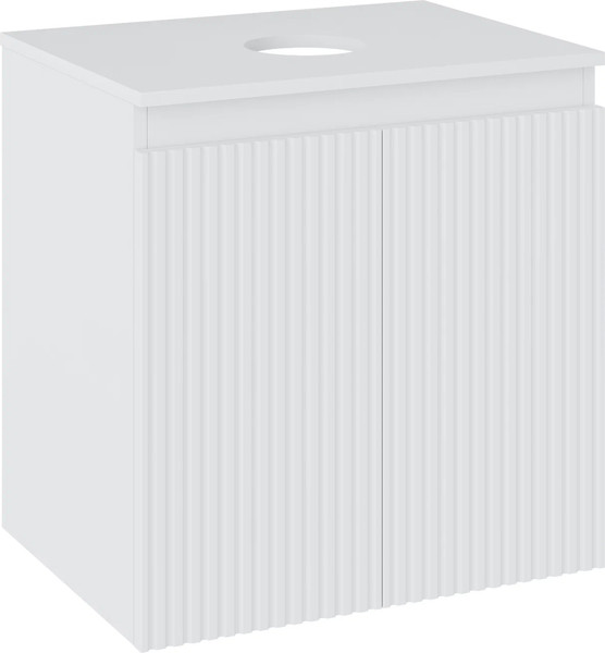 Тумба под умывальник Runo Соренто 60 вертикаль - фото