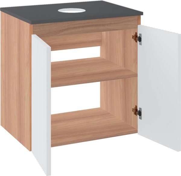 Тумба под умывальник Runo Соренто 50 вертикаль