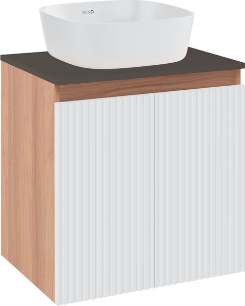 Тумба под умывальник Runo Соренто 60 вертикаль