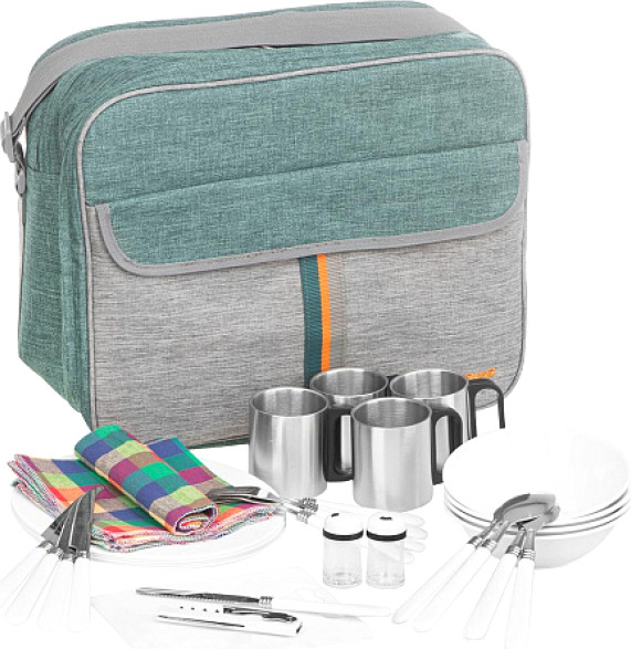 Походный набор Nisus Luxe N-425(4)-GG) - фото