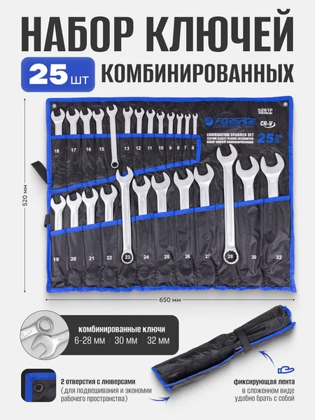 Набор ключей Forsage F-5261P Premium