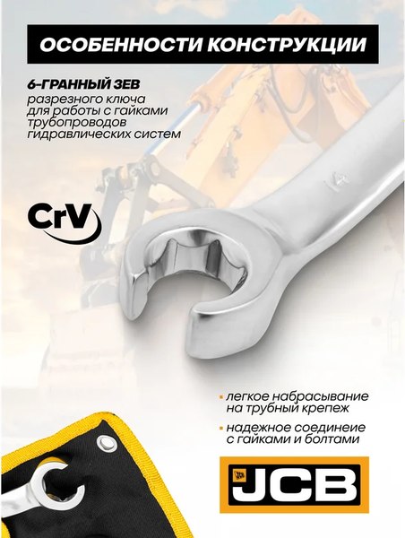 Набор ключей JCB 5058(P)