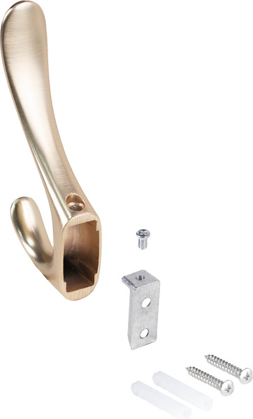 Крючок для одежды AKS Roma двухрожковый