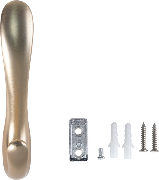 Крючок для одежды AKS Roma двухрожковый