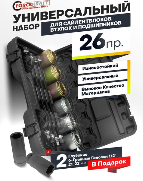 Набор автоинструмента ForceKraft FK-933T1+2