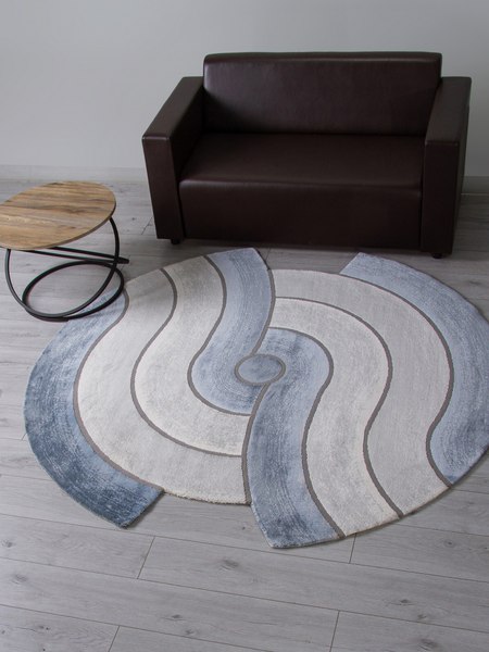 Коврик Karmen Hali Safir 00836T-DAIRE-GREY-BLUE
