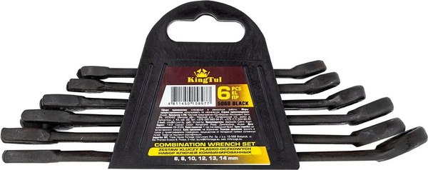 Набор ключей KingTul KT-5068 Black - фото