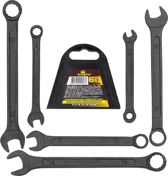 Набор ключей KingTul KT-5068 Black