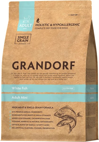 Сухой корм для собак Grandorf Mini Breeds White Fish - фото