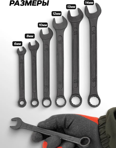 Набор ключей WMC Tools WMC-5068 Black