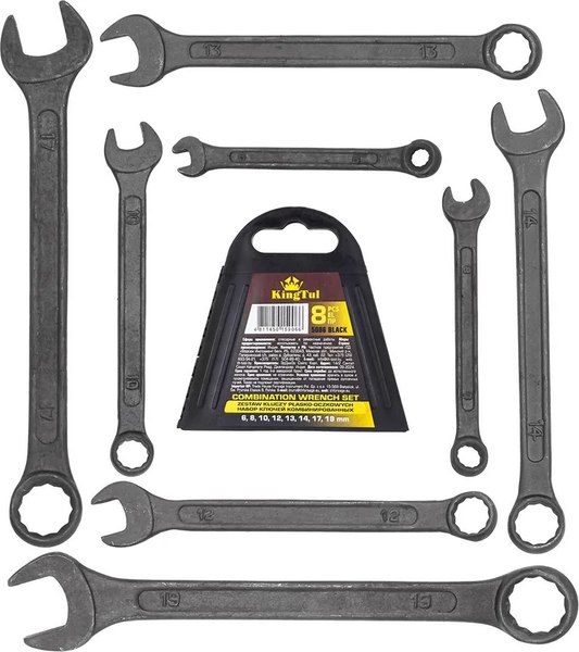 Набор ключей KingTul KT-5086 Black