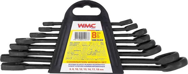 Набор ключей WMC Tools WMC-5086 Black - фото