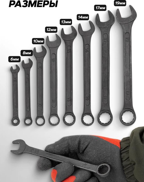 Набор ключей WMC Tools WMC-5086 Black