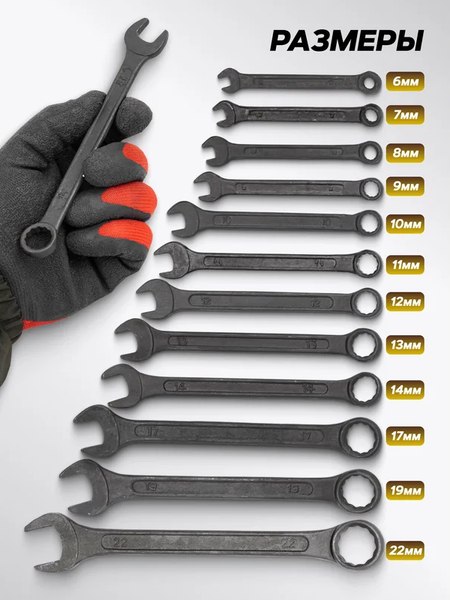 Набор ключей KingTul KT-5123MP Black