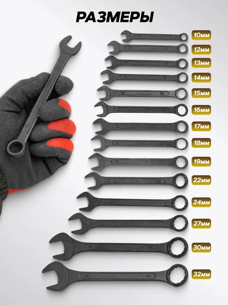 Набор ключей KingTul KT-5141MP Black