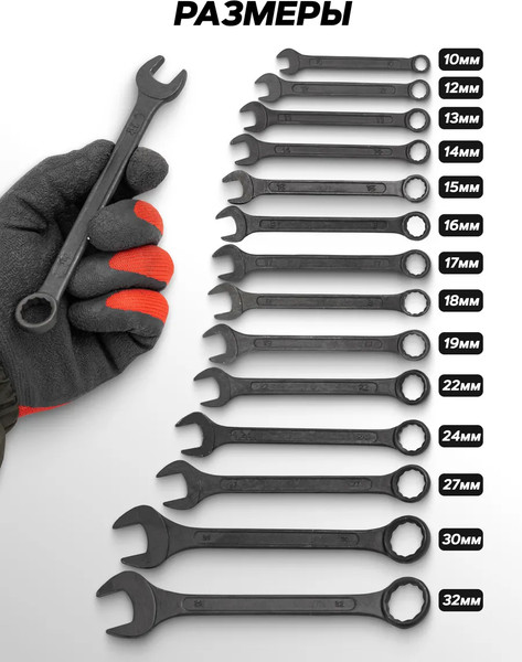 Набор ключей WMC Tools WMC-5141MP Black