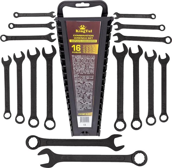 Набор ключей KingTul KT-5161MP Black