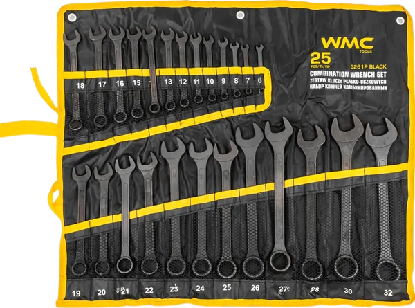 Набор ключей WMC Tools WMC-5261P Black - фото