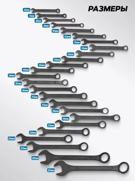 Набор ключей KingTul 62 066 / KT-5261PD Black