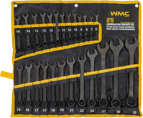 Набор ключей WMC Tools WMC-5261PD Black - фото
