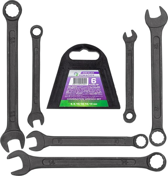 Набор ключей Pomagier POM-5068 Black