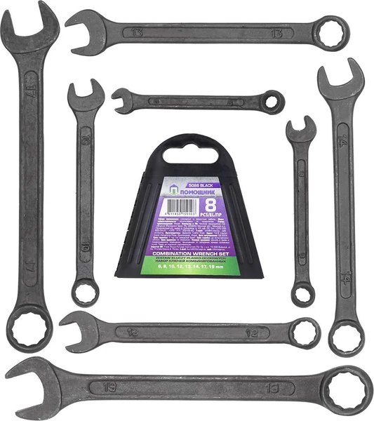 Набор ключей Помощник 5086 Black