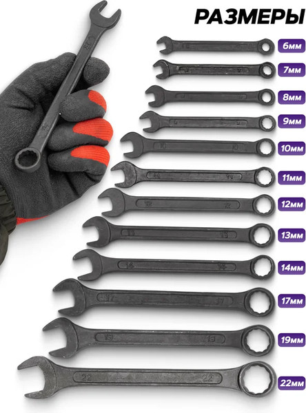 Набор ключей Помощник 5123MP Black