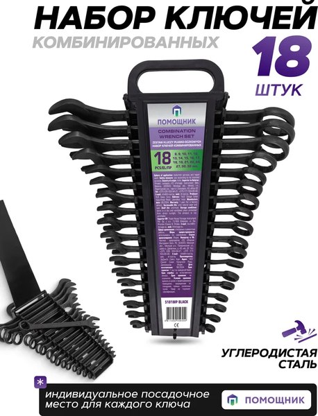 Набор ключей Помощник 5181MP Black