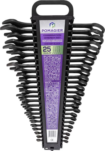 Набор ключей Pomagier POM-5261MP Black - фото