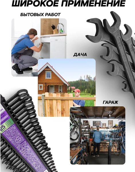 Набор ключей Помощник 5261MP Black