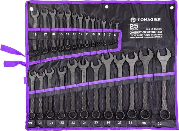 Набор ключей Pomagier POM-5261P Black