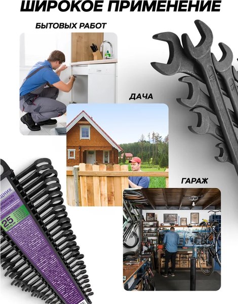 Набор ключей Помощник 5262MP Black