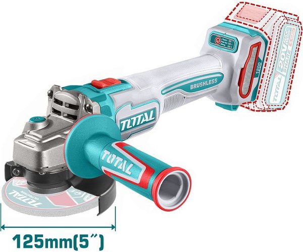 Угловая шлифовальная машина TOTAL TAGLI221253