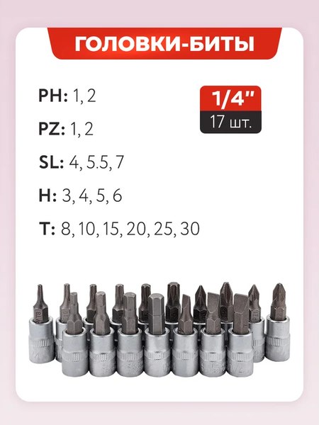 Универсальный набор инструментов ForceKraft FK-4941-8