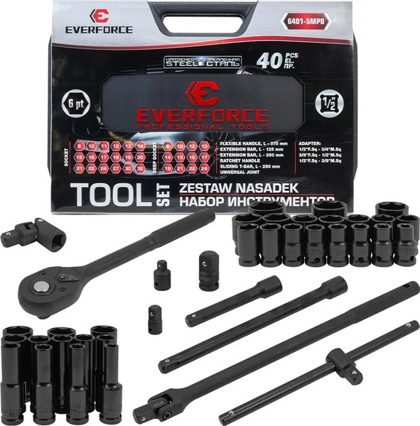 Универсальный набор инструментов Everforce EF-6401-5MPB - фото