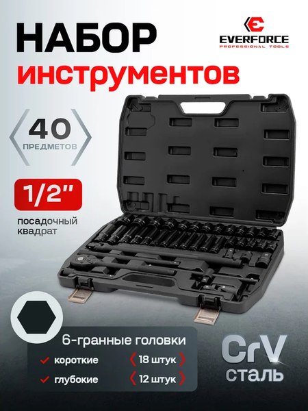 Универсальный набор инструментов Everforce EF-6401-5MPB