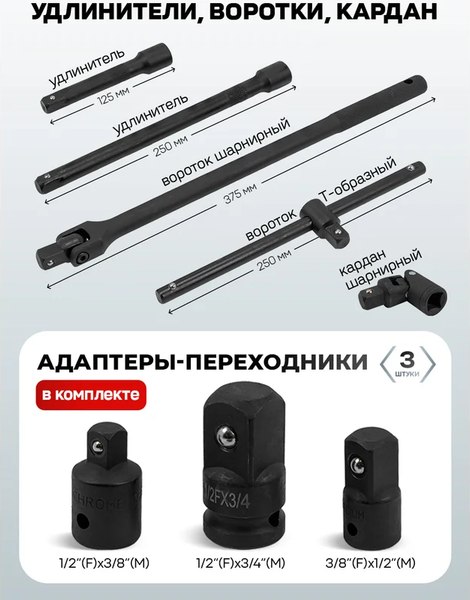 Универсальный набор инструментов Everforce EF-6401-5MPB