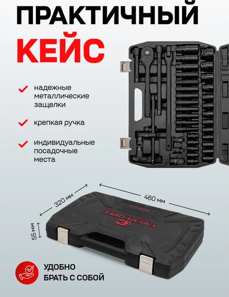 Универсальный набор инструментов Everforce EF-6401-5MPB